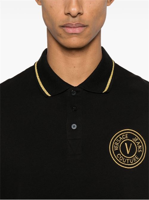 Polo uomo maniche corte Versace jeans Couture | 78GAGT00CJ01TG89